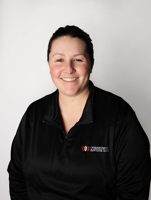 Headshot of Marissa Rodas, Regional CSA Manager at Community Savings Bank's branch in Edgewood, IA.