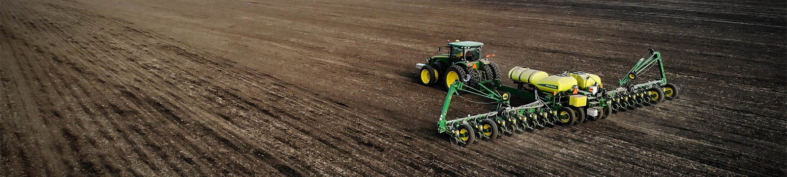 Tractor in the field.