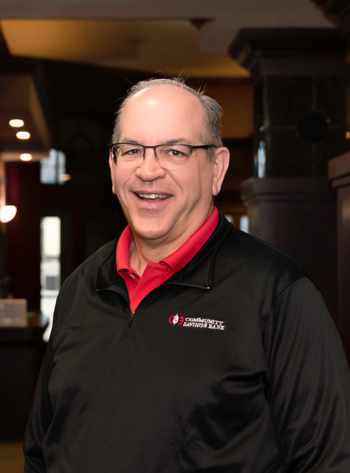 A headshot of Kevin Baumler, Vice President at Community Savings Bank.