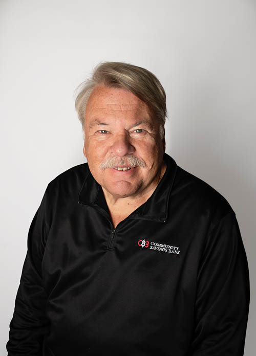 A headshot of Steve Brady, Chairman, President & CEO at Community Savings Bank.